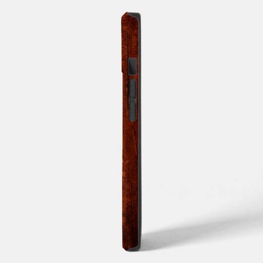 Einfache trendy Holz Grain Monogram Initialen Case-Mate iPhone Hülle (Rückseite / Links)