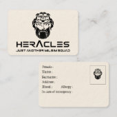 Einfache Treuekarte (Vorne/Hinten)