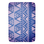 Einfache Tribal Art Muster Violet Badematte (Vorderseite Vertikal)