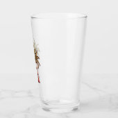 Einfache Tropical Beach Palm Bäume Zeichnend Somme Glas (Links)