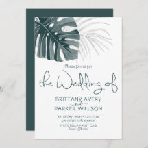 Einfache tropische Hochzeit