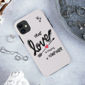 Einfache True Love Text iPhone Case