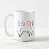 Einfache Tulip Blume Design Tasse (Links)