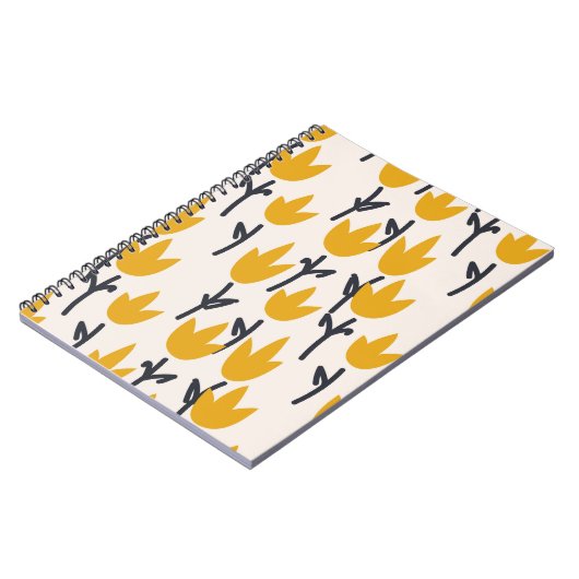 Einfache Tulip-Blume Notizblock (Linke Seite)