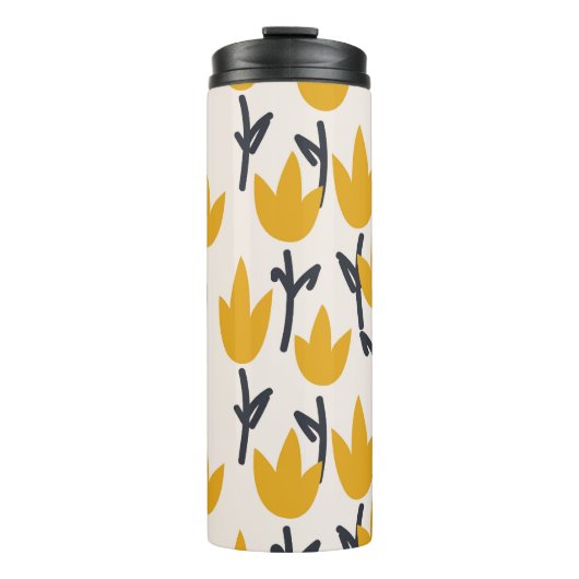 Einfache Tulip-Blume Thermosbecher (Vorderseite)