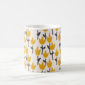 Einfache Tulpenmuster-Blume Kaffeetasse (Mittel)