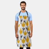 Einfache Tulpenmuster-Blume Schürze (Getragen)