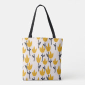 Einfache Tulpenmuster-Blume Tasche (Rückseite)