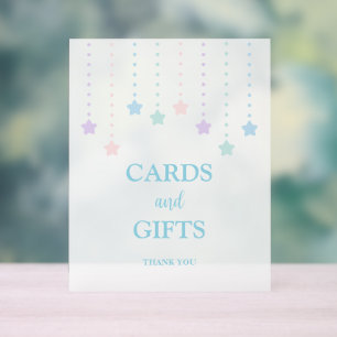 Einfache Twinkle Kleine Sterne Karten und Geschenk Acrylschild