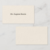 Einfache Typ-Aufrufkarten Telefonnummerkarte (Vorne/Hinten)