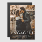 Einfache Typ-Foto-Hochzeitspartei Magneteinladung (Vorne/Hinten)