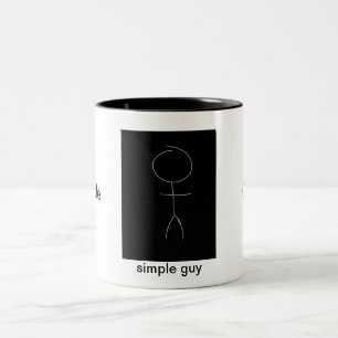 einfache Typ-Tasse Zweifarbige Tasse