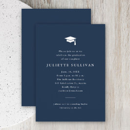 Einfache Typografie-Abschluss-Einschließkarte Begleitkarte