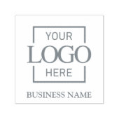 Einfache Typografie Benutzerdefiniertes Firmenlogo Permastempel (Design)