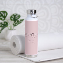 Einfache Typografie Benutzerdefiniertes Rosa Pilat