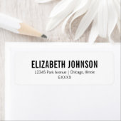 Einfache Typografie-Bridal-Adresse (Insitu)
