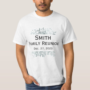 EINFACHE TYPOGRAFIE CUSTOM-FAMILIENTREFFEN BLUMEN T-Shirt