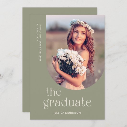 Einfache Typografie Einmalige Layoutstudio-Partei Einladung (Vorne/Hinten)