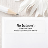 Einfache Typografie Familienname (Insitu)