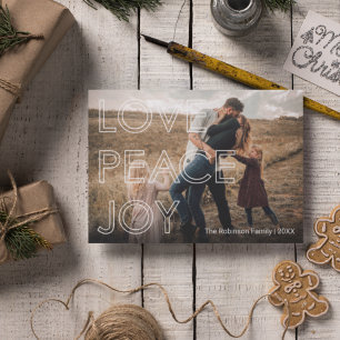 Einfache Typografie - Foto Weihnachten
