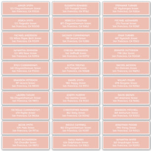 Einfache Typografie mit Namen von Hochzeiten Aufkleber