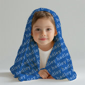 Einfache Typografie Namens-Fleece-Decke Fleecedecke
