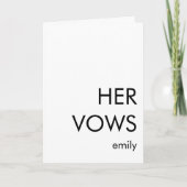 Einfache Typografie passt jede Farbe an, die ihre Karte (Vorderseite)