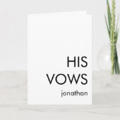 Einfache Typografie passt jede Farbe an, die seine Karte (Vorderseite)