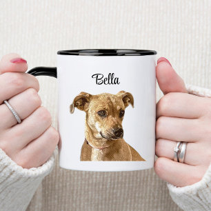 Einfache Typografie Personalisiertes, benutzerdefi Kaffeetasse