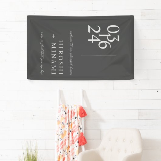 Einfache Typografie-Probe - Empfang Banner (Insitu)