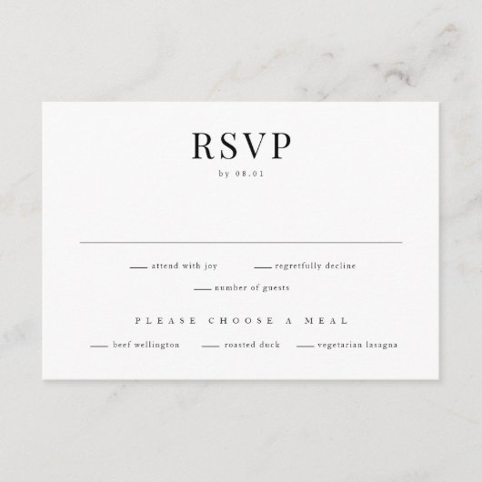 Einfache Typografie Schwarz-Weiß-UAWG Begleitkarte (Vorderseite)