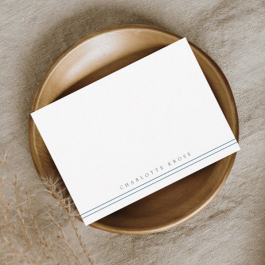 Einfache Typografie-Streifen Dankeskarte