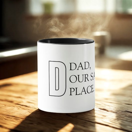 Einfache Typografie Vaters Tasse