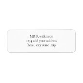 Einfache Typografie weiß (Vorne)