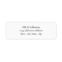 Einfache Typografie weiß