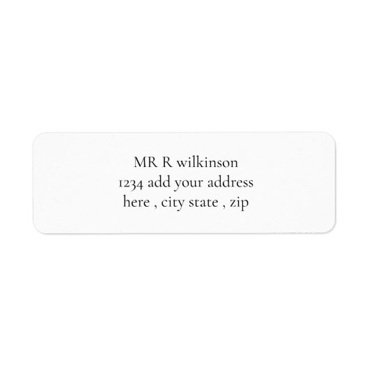 Einfache Typografie weiß (Vorne)