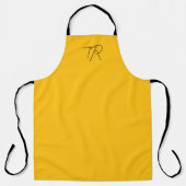 Einfache typografische benutzerdefinierte Initiale Schürze (Vorderseite)