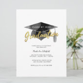 Einfache Typografy Grad Minimalistisch Graduation  (Stehend Vorderseite)
