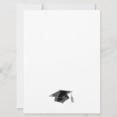 Einfache Typografy Grad Minimalistisch Graduation  (Rückseite)