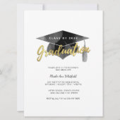 Einfache Typografy Grad Minimalistisch Graduation  (Vorderseite)