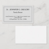 Einfache u. berufliche Karte (Vorne/Hinten)