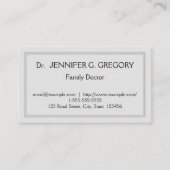 Einfache u. berufliche Karte (Vorderseite)