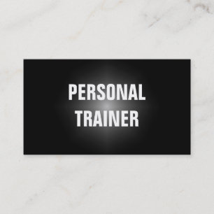 Einfache u. schlichte persönliche visitenkarte