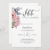 Einfache Überraschungsfeier Einladung (Vorne/Hinten)