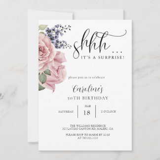 Einfache Überraschungsfeier Einladung