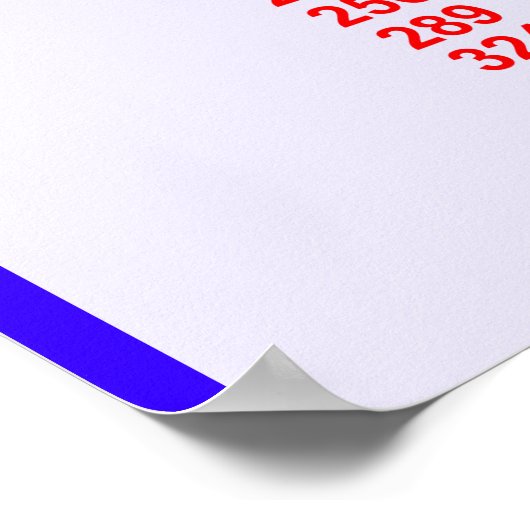 Einfache Übersicht für perfekte Quadrate Poster (Ecke)