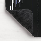Einfache Übersicht über den Candlestick Stock Mark Mousepad (Ecke)