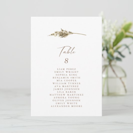 Einfache Übersicht über die Sitzplätze in rustikal (Stehend Vorderseite)