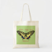 Einfache Überzeugung, Hoffnung, Liebe, Schmetterli Tragetasche (Vorne)
