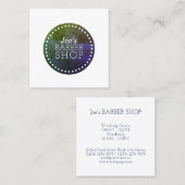 Einfache unbedeutende Eleganzabdeckung Quadratische Visitenkarte (Vorne/Hinten)